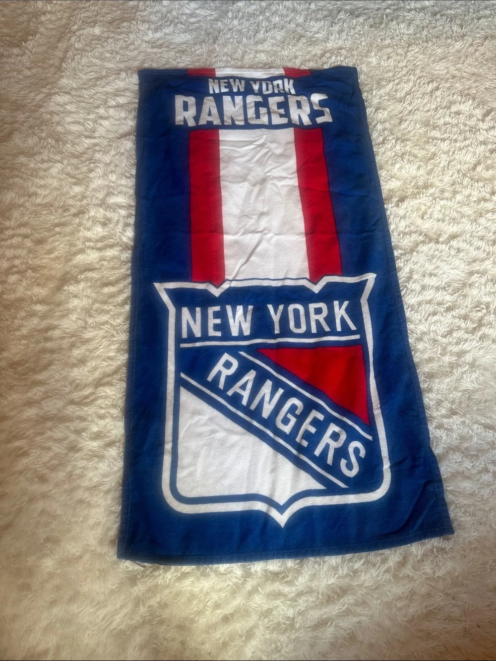 New York Rangers Blue & Red Team Towel